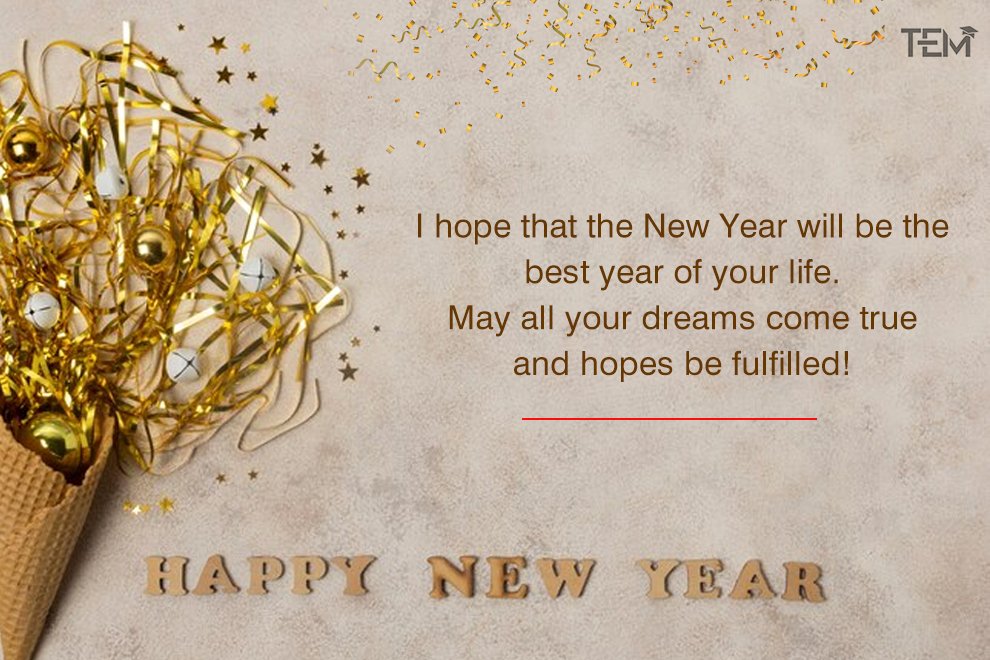 New Year’s greetings