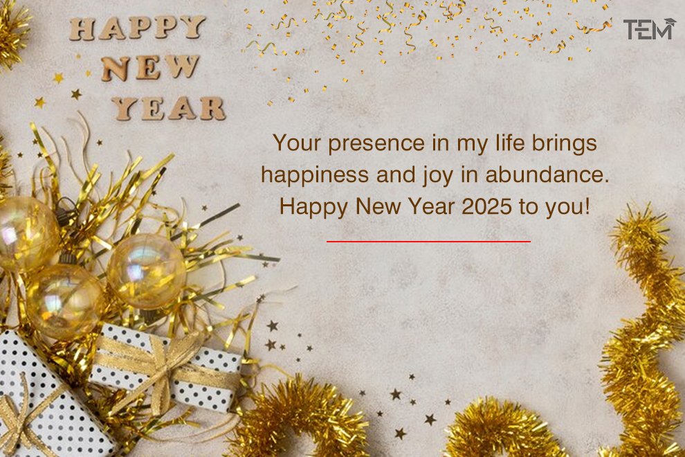 New Year’s greetings