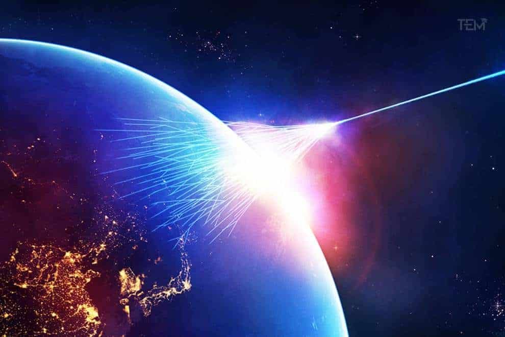 Cosmic rays adding life to the earth