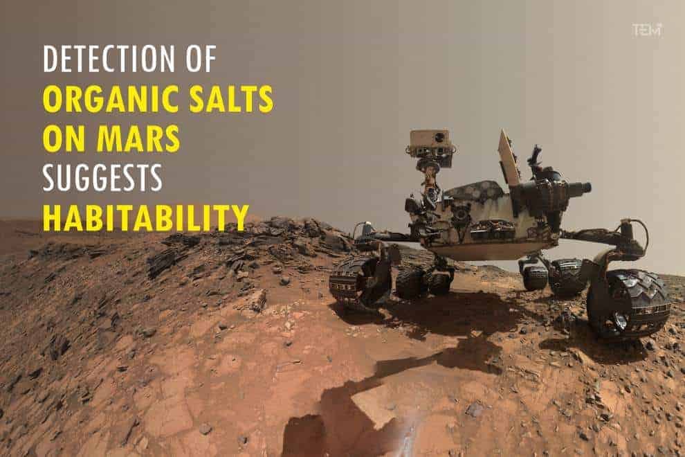 Organic Salts on Mars