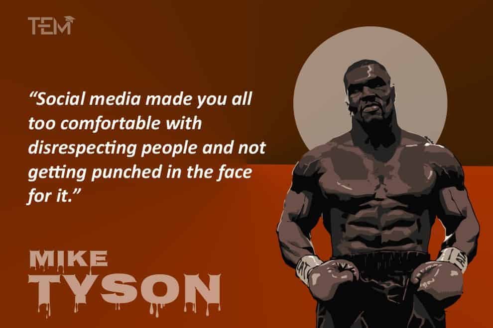 Mike Tyson on social media