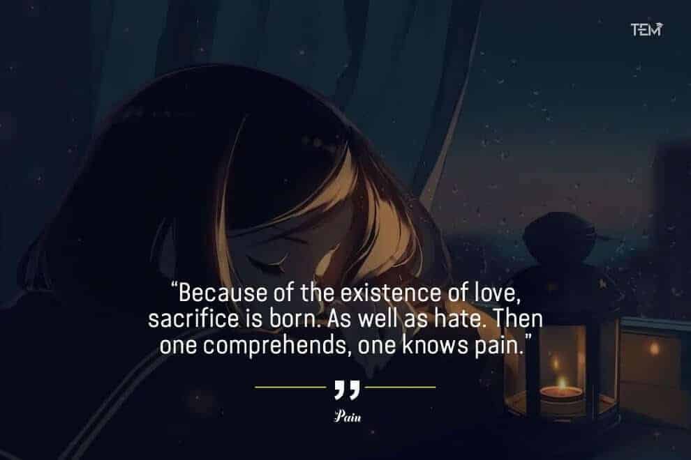 13 Anime Quotes About Pain That Cut Way Too Deep - Page 5 of 9 - The  RamenSwag