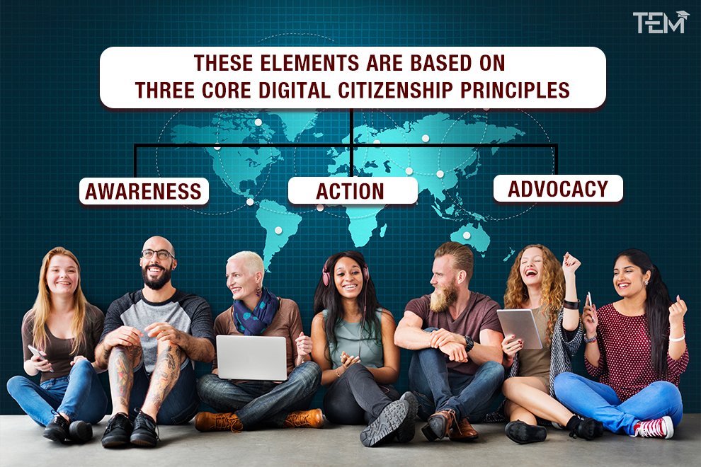 Three core digital citizenship principles